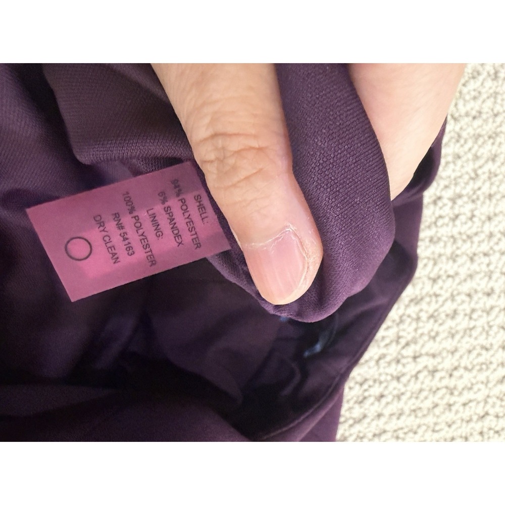 tommy hilfiger women purple jumpsuit size 12 - Picture 9 of 9
